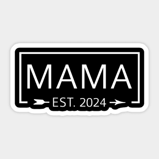 Mom Est. 2024 Expect Baby 2024, Mother 2024 New Mom 2024 Sticker